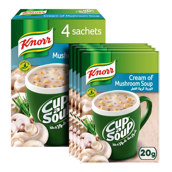 Picture of Knorr Cup A Soup Cream of Mushroom 4 x 20g(N)