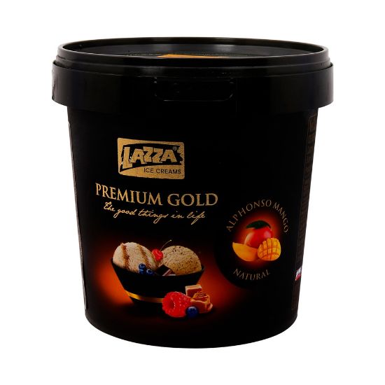 Picture of Lazza Ice Cream Natural Alphonso Mango 1Litre