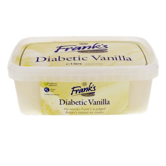 Picture of Frank's Diabetic Vanilla Ice Cream 1Litre