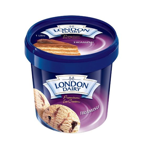 Picture of London Dairy Tiramisu Ice Cream 1Litre