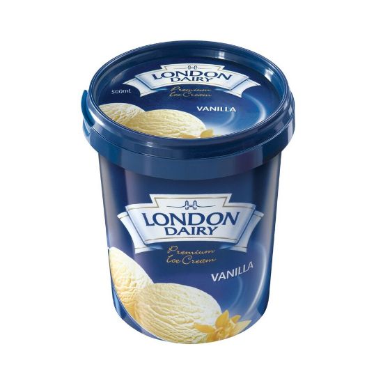 Picture of London Dairy Vanilla Ice Cream 500ml