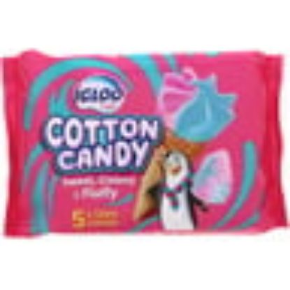 Picture of Igloo Cotton Candy Ice Cream Cone 5 x 120ml