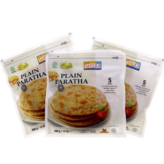 Picture of Ashoka Plain Paratha 3 x 400g(N)