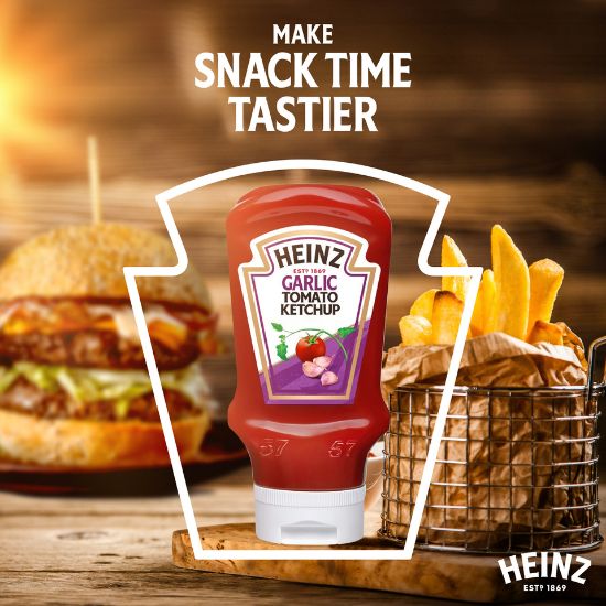 Picture of Heinz Garlic Tomato Ketchup  460g