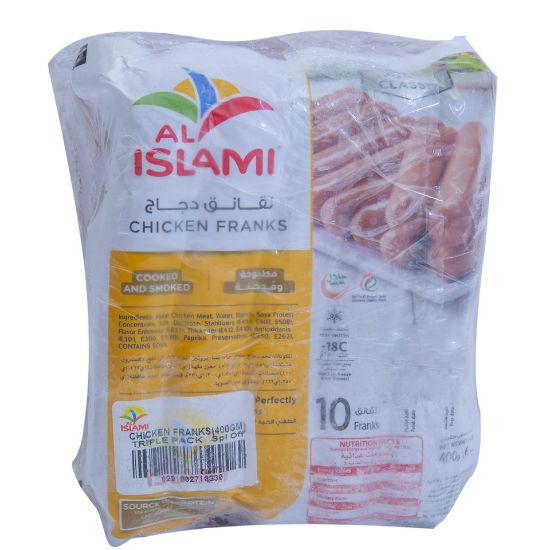 Picture of Al Islami Chicken Franks 3 x 400 g(N)