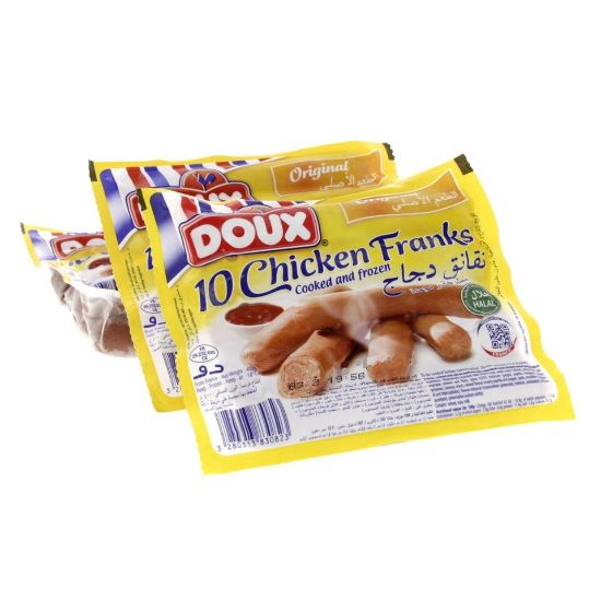 Picture of Doux Chicken Franks Regular 3 x 400g(N)