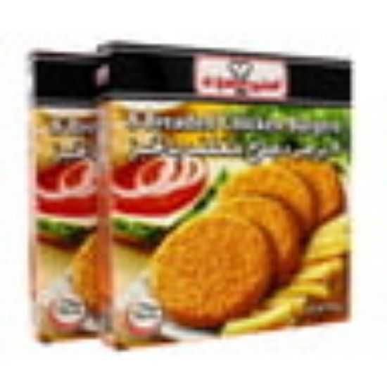 Picture of Al Kabeer Frozen Breaded Chicken Burgers 2 x 400g(N)