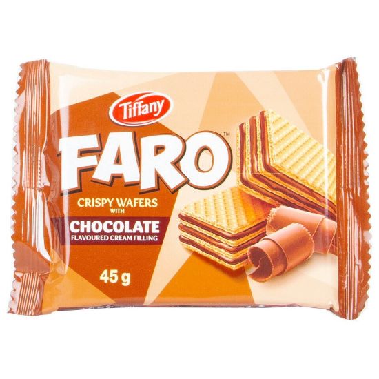 Picture of Tiffany Faro Crispy Wafers With Chocolate 45g