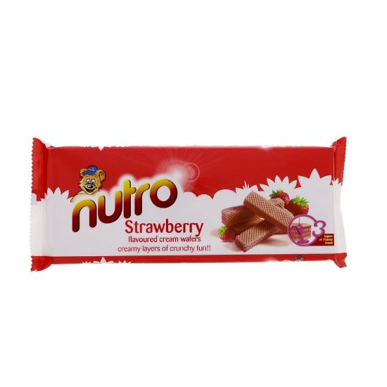 Picture of Nutro Strawberry Flavoured Cream Wafers 75g