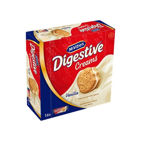 Picture of McVities Digestive Creams Vanilla Filled Wheat Biscuit 40g