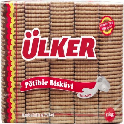 Picture of Ulker Petit Beurre Biscuits 5 Packages In 1 1000g