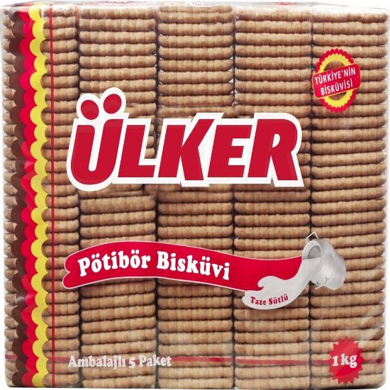 Picture of Ulker Petit Beurre Biscuits 5 Packages In 1 1000g