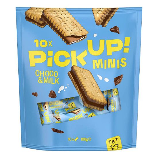 Picture of Bahlsen Pick Up Minis Choco & Milk Biscuits 106 g