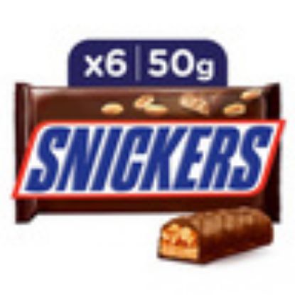 Picture of Snickers Chocolate Multi Pack Value Pack 6 x 50 g(N)