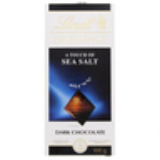 Picture of Lindt Excellence A Touch Of Sea Salt Dark Chocolate 100 g(N)