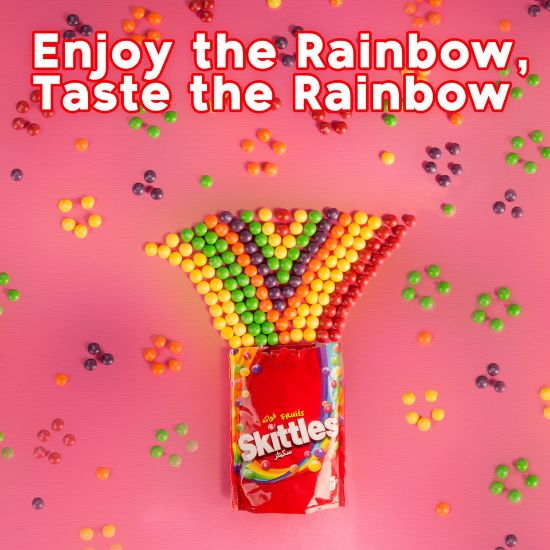 Picture of Skittles Candy Coated Chewy Lens Fruit Pouch 38g(N)