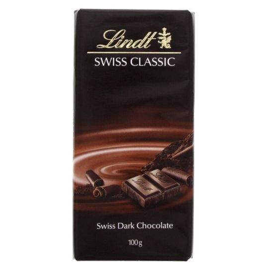 Picture of Lindt Swiss Classic Dark Chocolate 100 g(N)