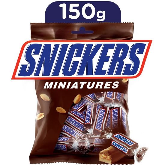 Picture of Snickers Miniatures Chocolate Mini Bars 150g(N)