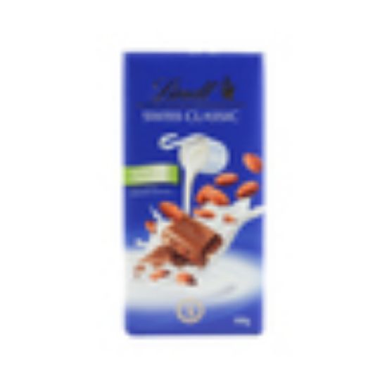 Picture of Lindt Swiss Classic Milk Chocolate Almond 100g(N)