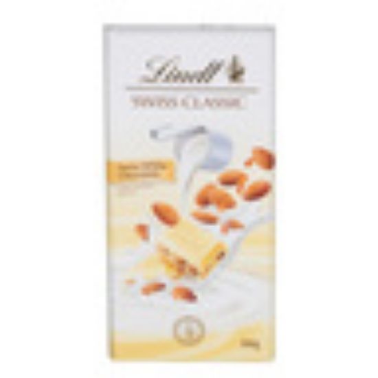 Picture of Lindt Swiss Classic White Chocolate With Almond Brittle 100 g(N)