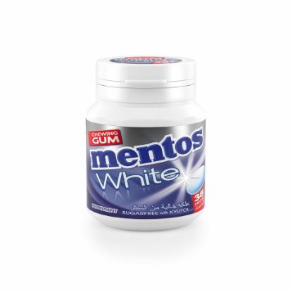 Picture of Mentos White Chewing Gum Peppermint 38pcs