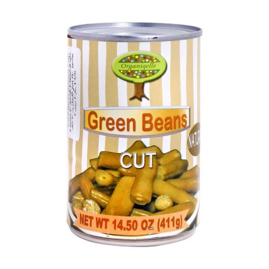 Picture of Organiqelle Natural Cut Green Beans 411g