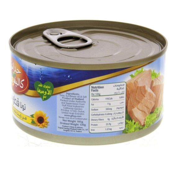 Picture of California Garden Light Meat Tuna Chunk In Sunflower Oil 4 x 170 g