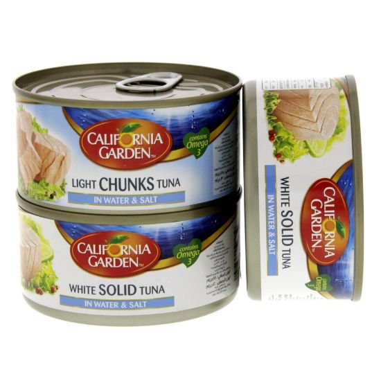 Picture of California Garden Canned White Solid Tuna In Water And Salt 3 x 170 g