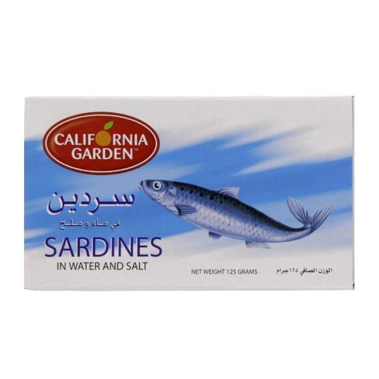 Picture of California Garden Sardines in Water and Salt 125g