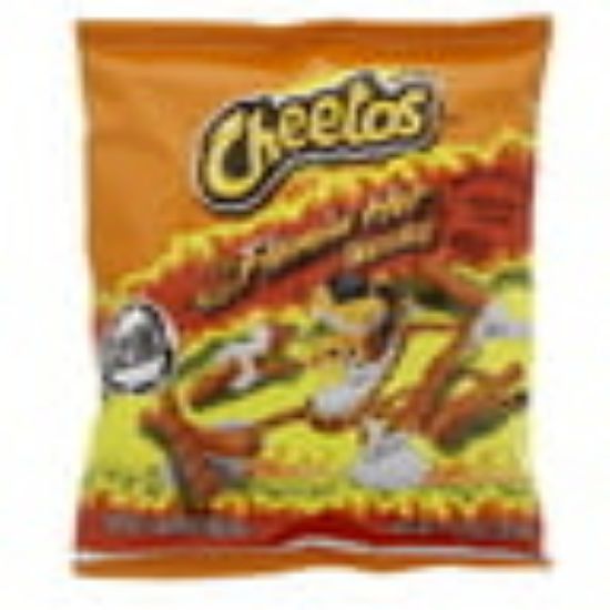 Picture of Cheetos Crunchy Flamin Hot Cheese Flavoured Snacks 35.4g