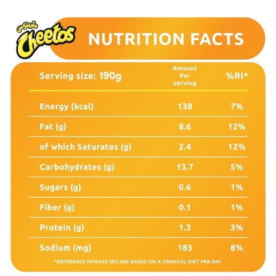 Picture of Cheetos Crunchy Cheese Chips 190g