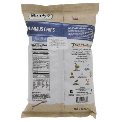 Picture of Simply 7 Hummus Chips Seasalt 130g