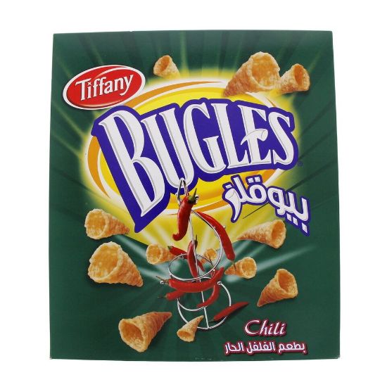 Picture of Tiffany Bugles Chili 25g x 12 Pieces