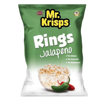 Picture of Mr. Krisps Rings Jalapeno Flavour Potato Crunches 25 x 15 g