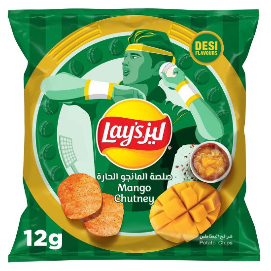 Picture of Lay's Mango Chutney Flavour Potato Chips 12 g