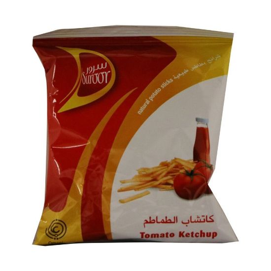 Picture of Suroor Natural Potato Sticks Tomato Ketchup 24 x 18g