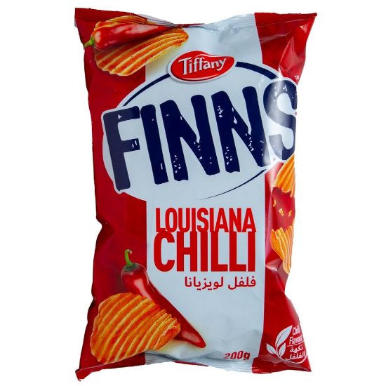 Picture of Tiffany Finns Louisiana Chilli Potato Chips 170g