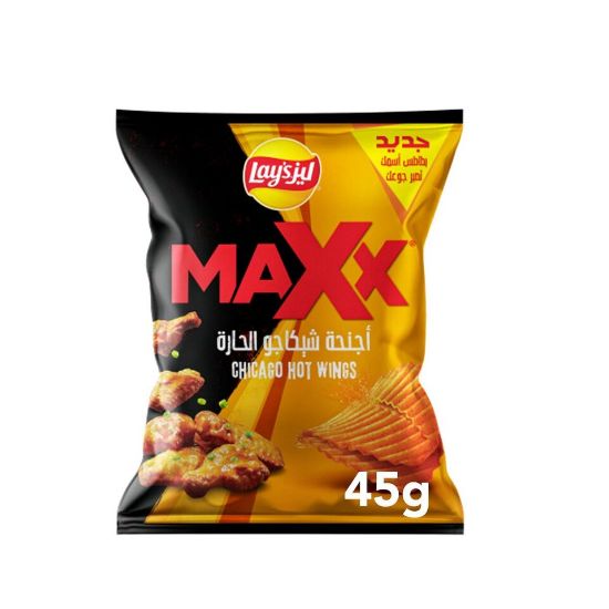 Picture of Lay's Max Chicago Hot Wings Chips 45 g