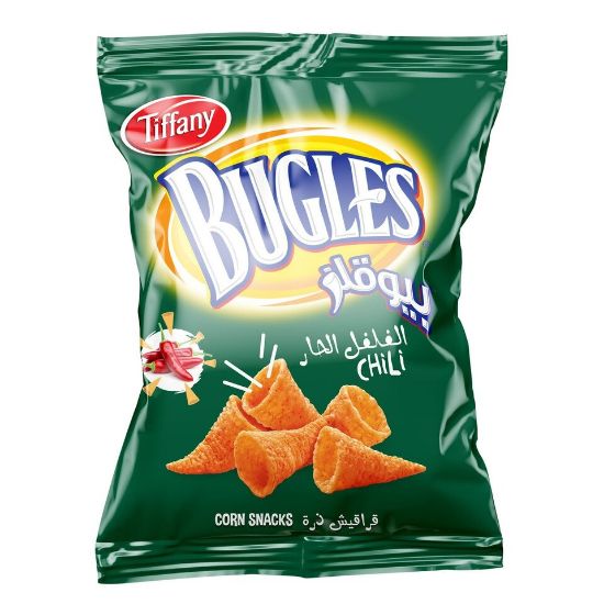 Picture of Tiffany Bugles Chili Corn Snacks 75 g