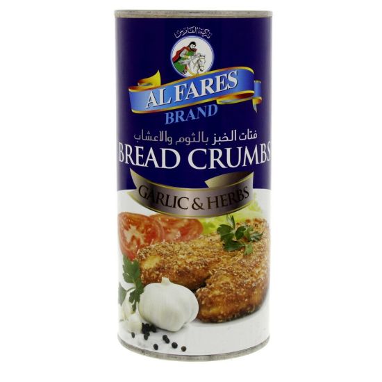 Picture of Al Fares Bread Crumbs Garlic And Herbs 300 Gm(N)