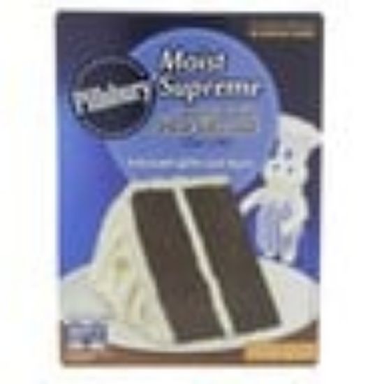 Picture of Pillsburry Moist Supreme Cake Mix Dark Chocolate 485 Gm(N)