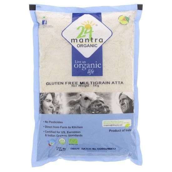 Picture of 24 Mantra Organic Multi Grain Atta Gluten Free 1kg(N)