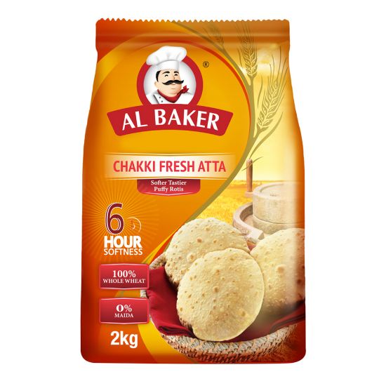 Picture of Al Baker Chakki Fresh Atta 2kg(N)