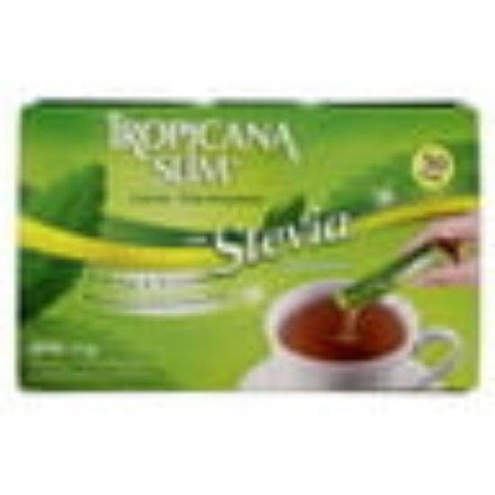 Picture of Tropicana Slim Calorie Free Sweetener With Stevia Stick Pack 50's(N)