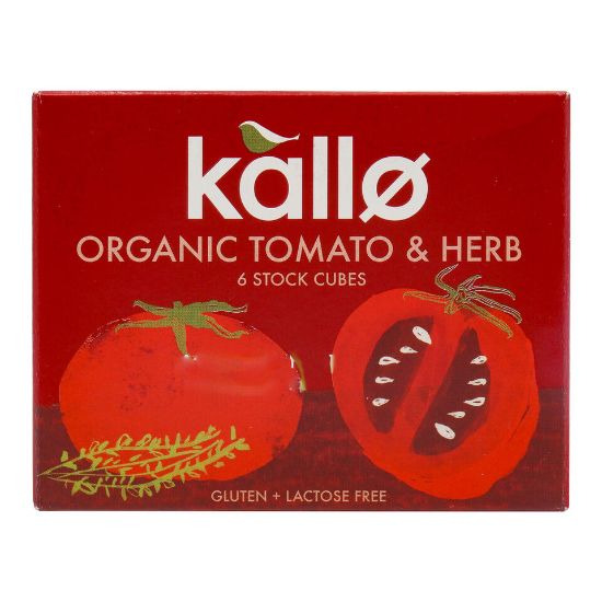 Picture of Kallo Organic Tomato & Herb 6 Stock Cube 66g