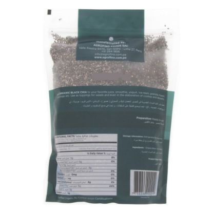 Picture of Agrofino Organic Black Chia Seeds 340g(N)