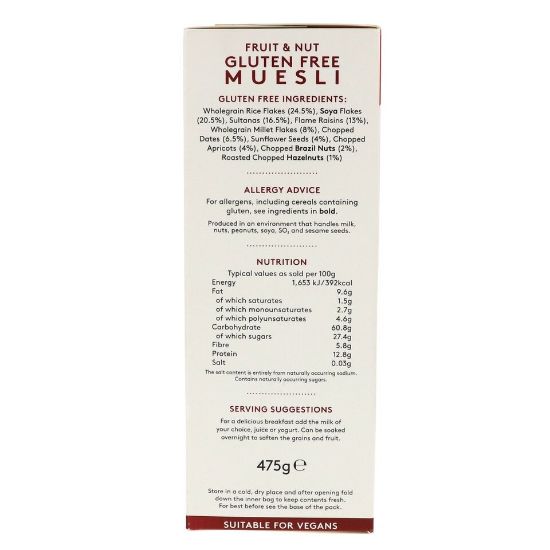 Picture of Alara Fruit & Nut Muesli 475g