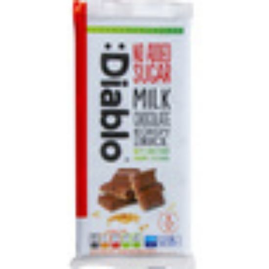 Picture of Diablo No Added Sugar Milk Chocolate With Crispy Rice 75g(N)