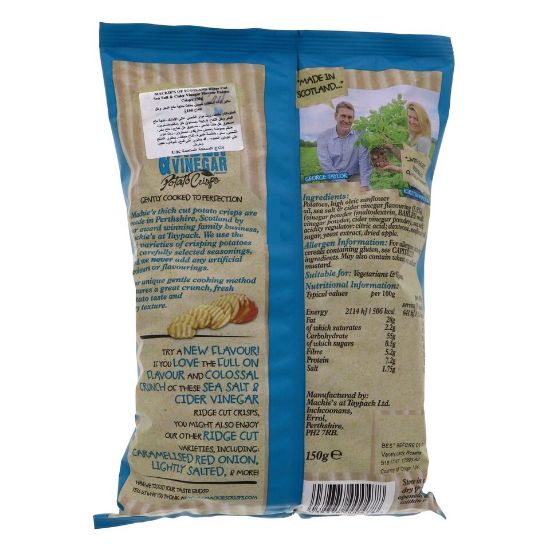 Picture of Mackies Ridge Cut Sea Salt & Cider Vinegar Potato Crisps 150 g