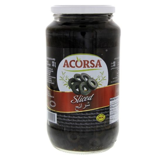 Picture of Acorsa Black Olives Sliced 450g